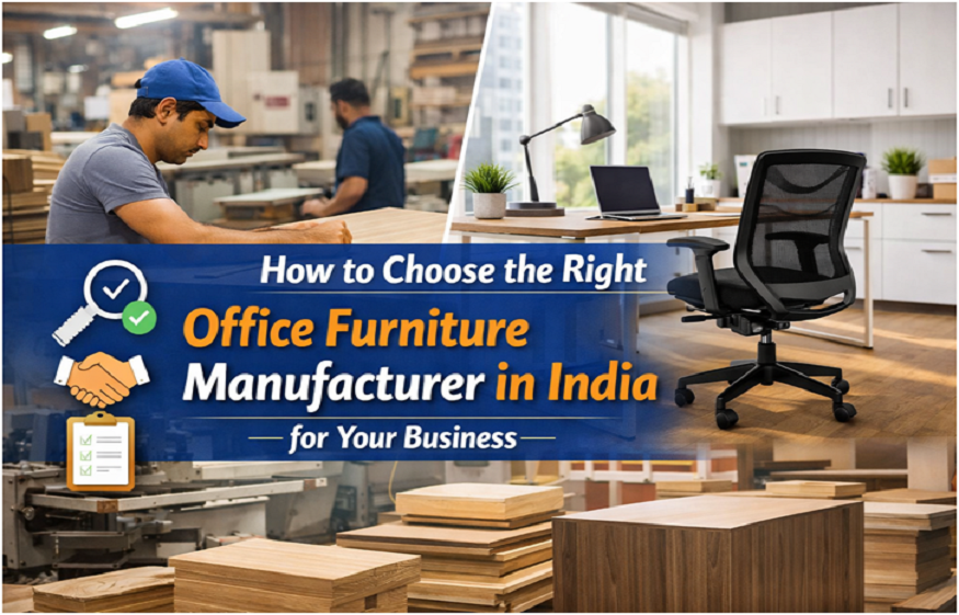 How to Choose the Right Office Furniture Manufacturer in India for Your Business